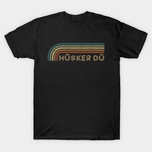 Husker Du Retro Stripes T-Shirt